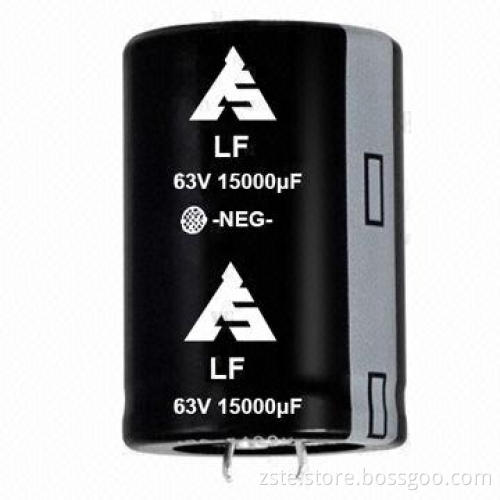 Snap-in Aluminum Electrolytic Capacitor with Dissipation Factor of 0.3